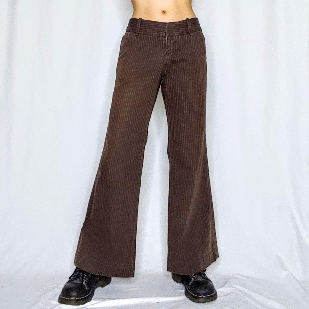 Vintage Brown Corduroy Boot Cut Pants